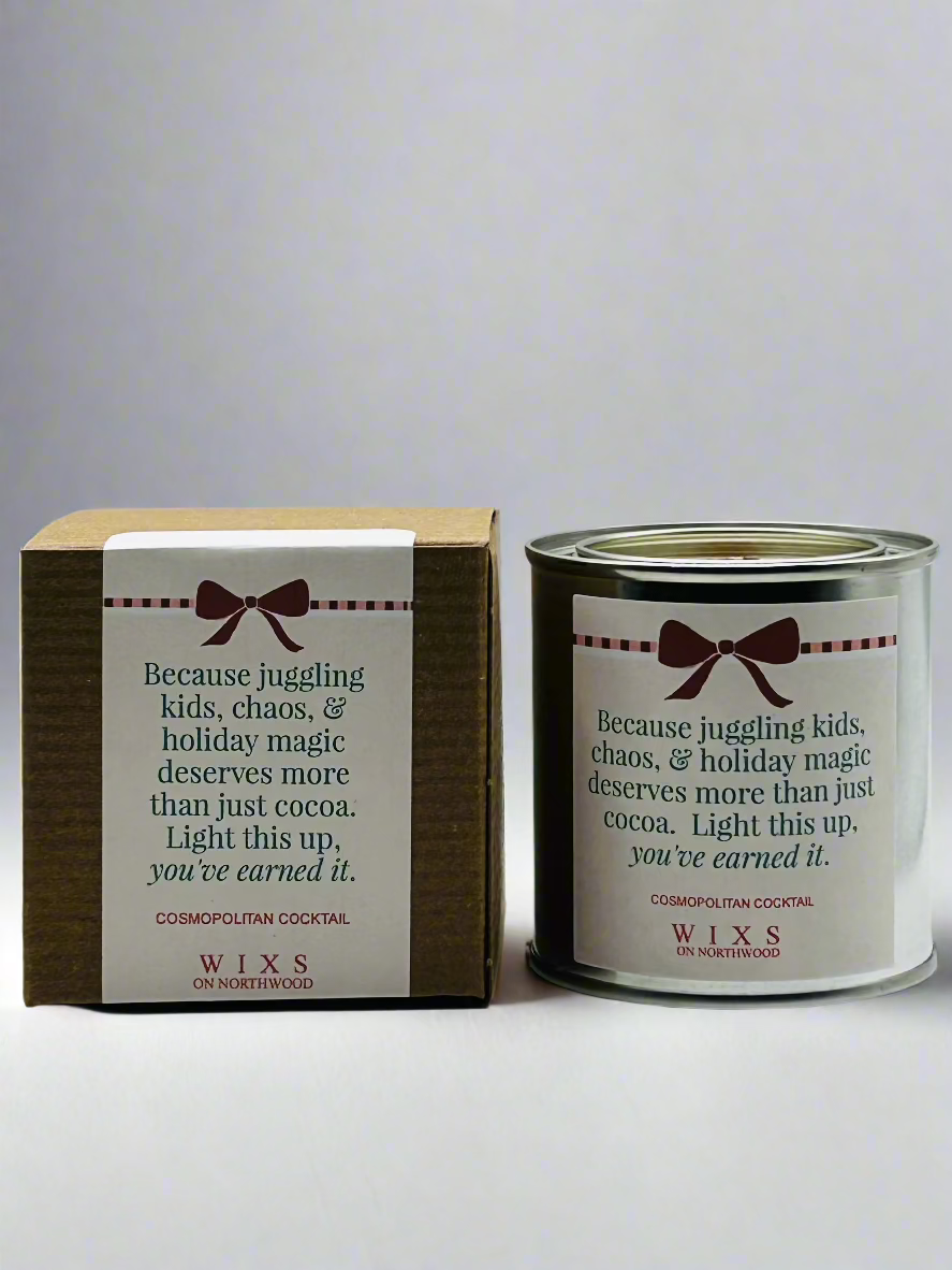Because juggling kids, chaos, & holiday magic deserves more than just cocoa candle
