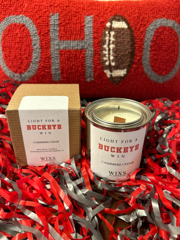 Buckeyes Candle